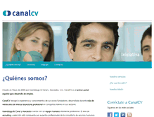 Tablet Screenshot of canalcv.com